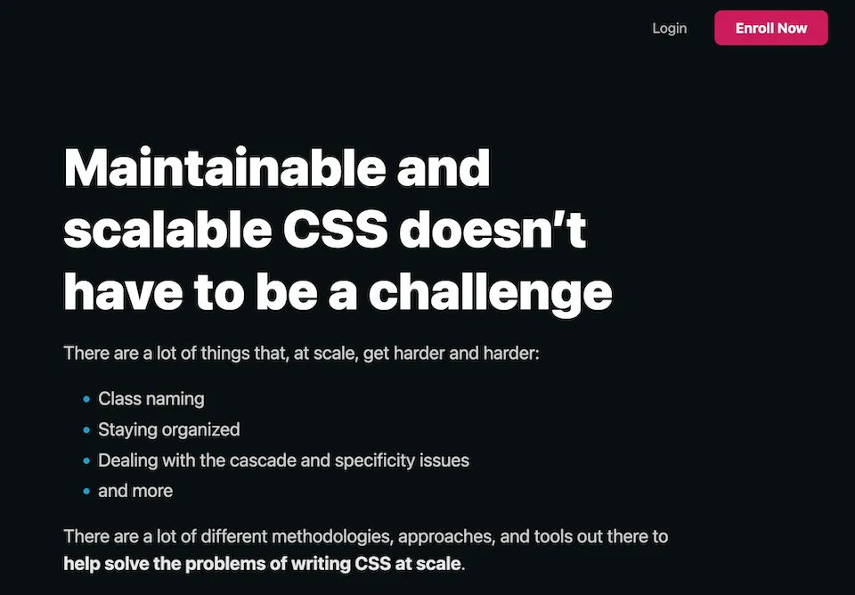 Beyond CSS Course Screenshot